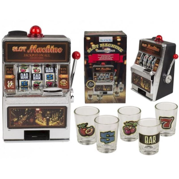 Trinkspiel "Spielautomat" inkl. 5 Shooter-Gläser